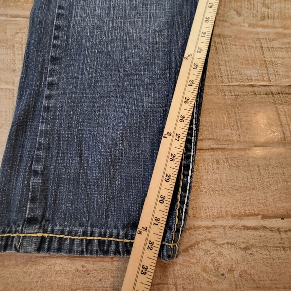 Evolution In Design Men's Jeans Size 40 Blue Distressed Baggy Denim 37x32 - Picture 6 of 11
